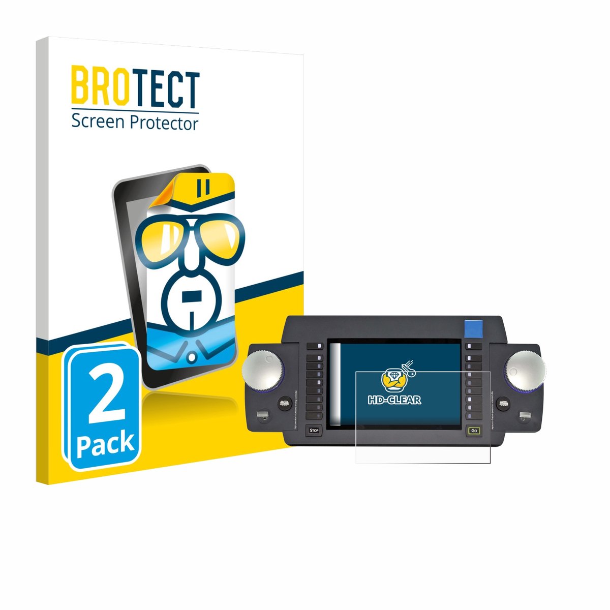 BROTECT - Screenprotector voor ESU Ecos 50220 - Folie Beschermfolie transparant 2 Stuks