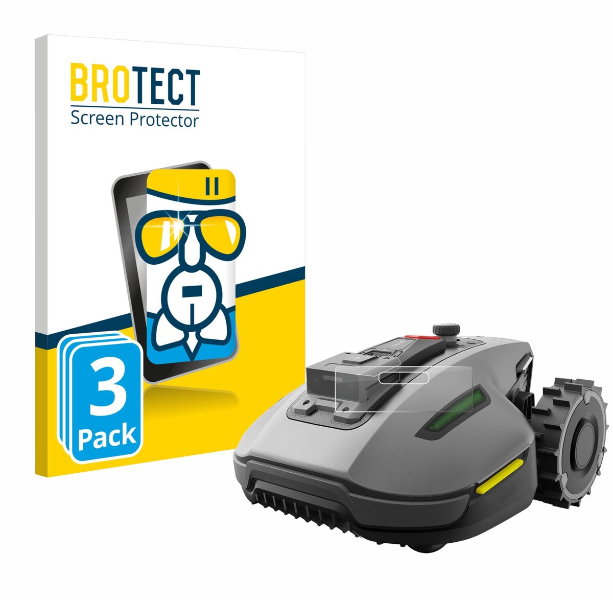 Screenprotector 3 Stuks voor Mammotion Yuka Mini 700 Beschermglas transparant
