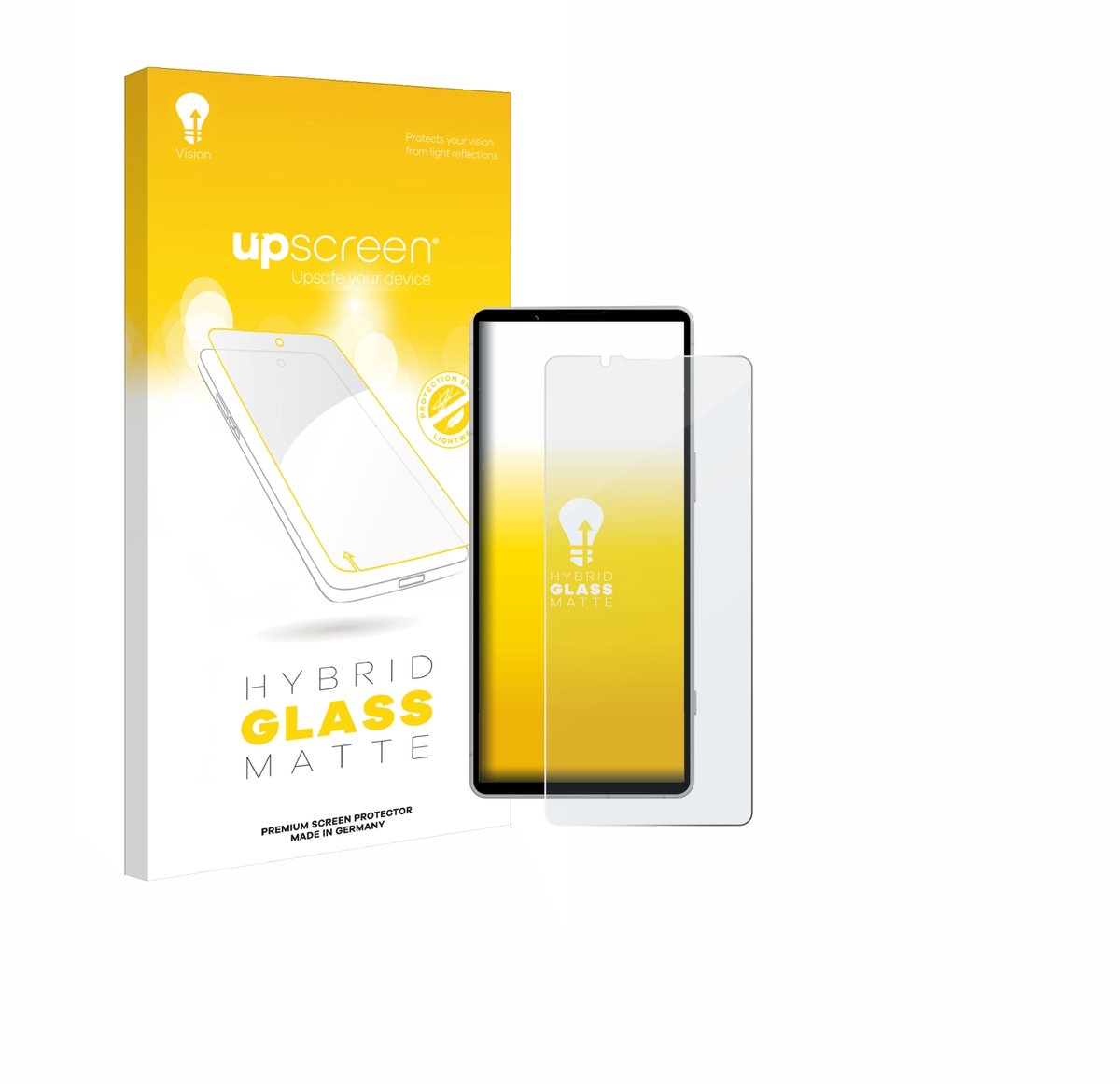 upscreen - Screenprotector voor Sony Xperia 5 V - Folie Beschermfolie Beschermglas matte
