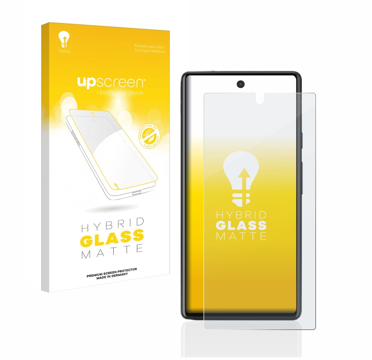 upscreen - Screenprotector voor Google Pixel 6a - Folie Beschermfolie Beschermglas matte