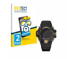 BROTECT - Screenprotector voor Casio G-Shock GW-9400Y-1 - Folie Beschermfolie transparant 2 Stuks