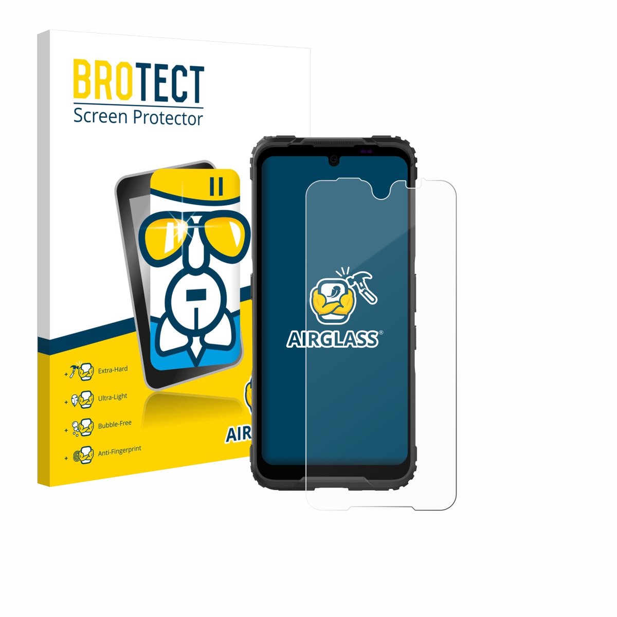 Screenprotector voor Hammer Blade 5G Beschermglas transparant