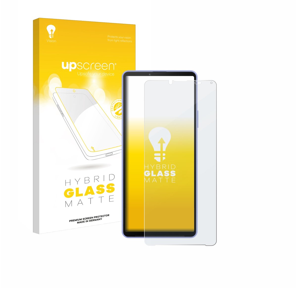upscreen - Screenprotector voor Sony Xperia 10 IV - Folie Beschermfolie Beschermglas matte