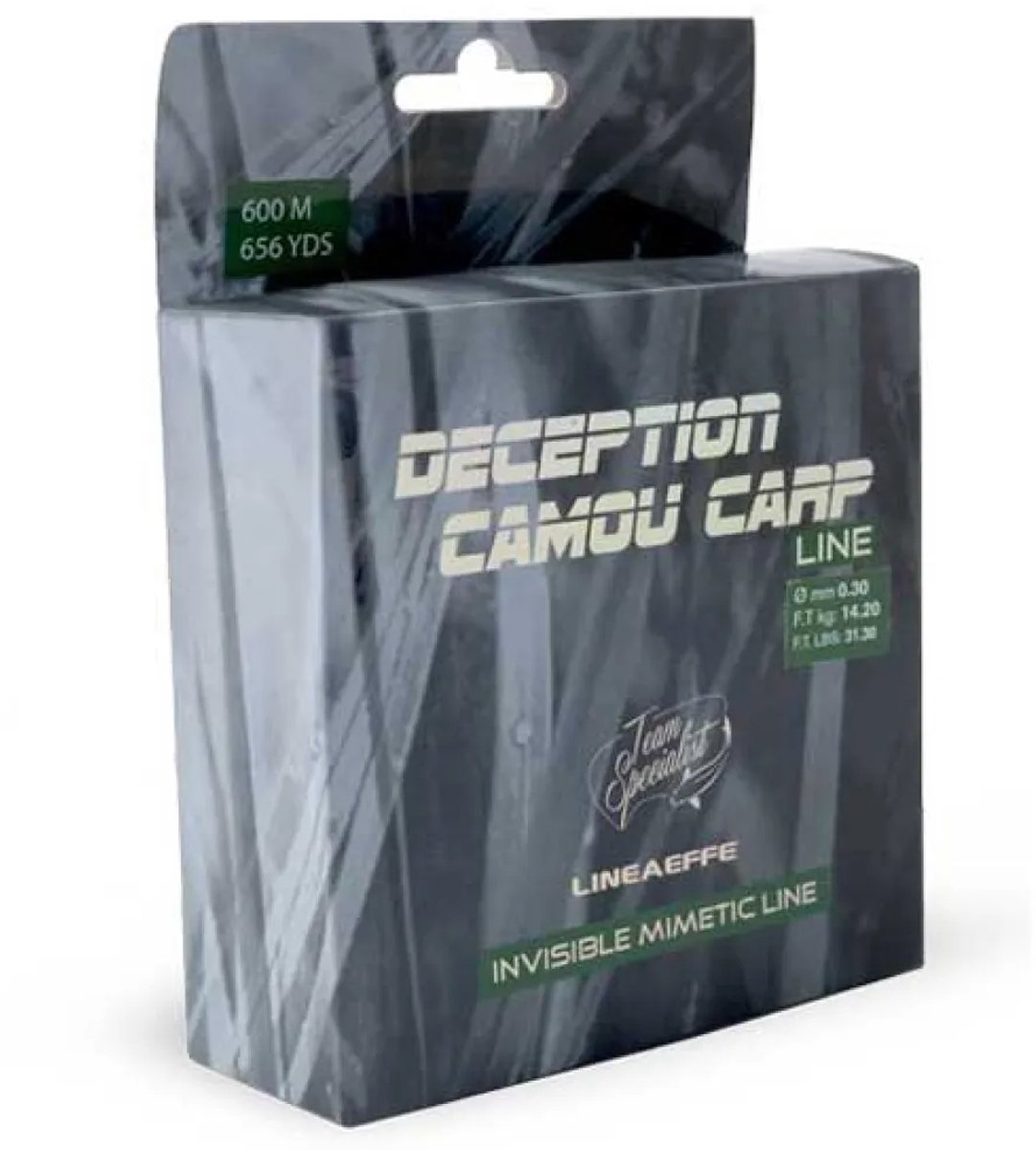 Lineaeffe Deception Camou Karperlijn 600 M Transparant 0.350 mm