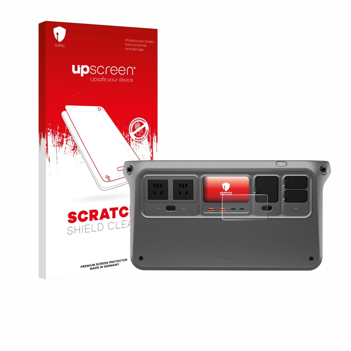upscreen - Screenprotector voor DJI Power 1000 - Folie Beschermfolie transparant
