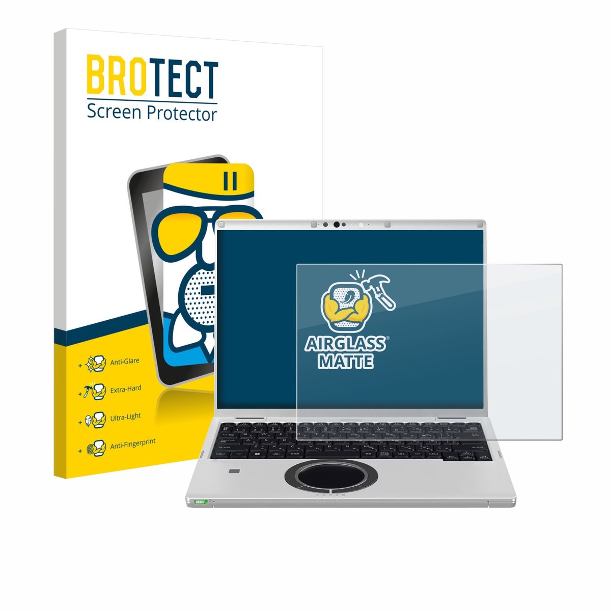 BROTECT - Screenprotector voor Panasonic CF-FV3 - Folie Beschermfolie Beschermglas matte