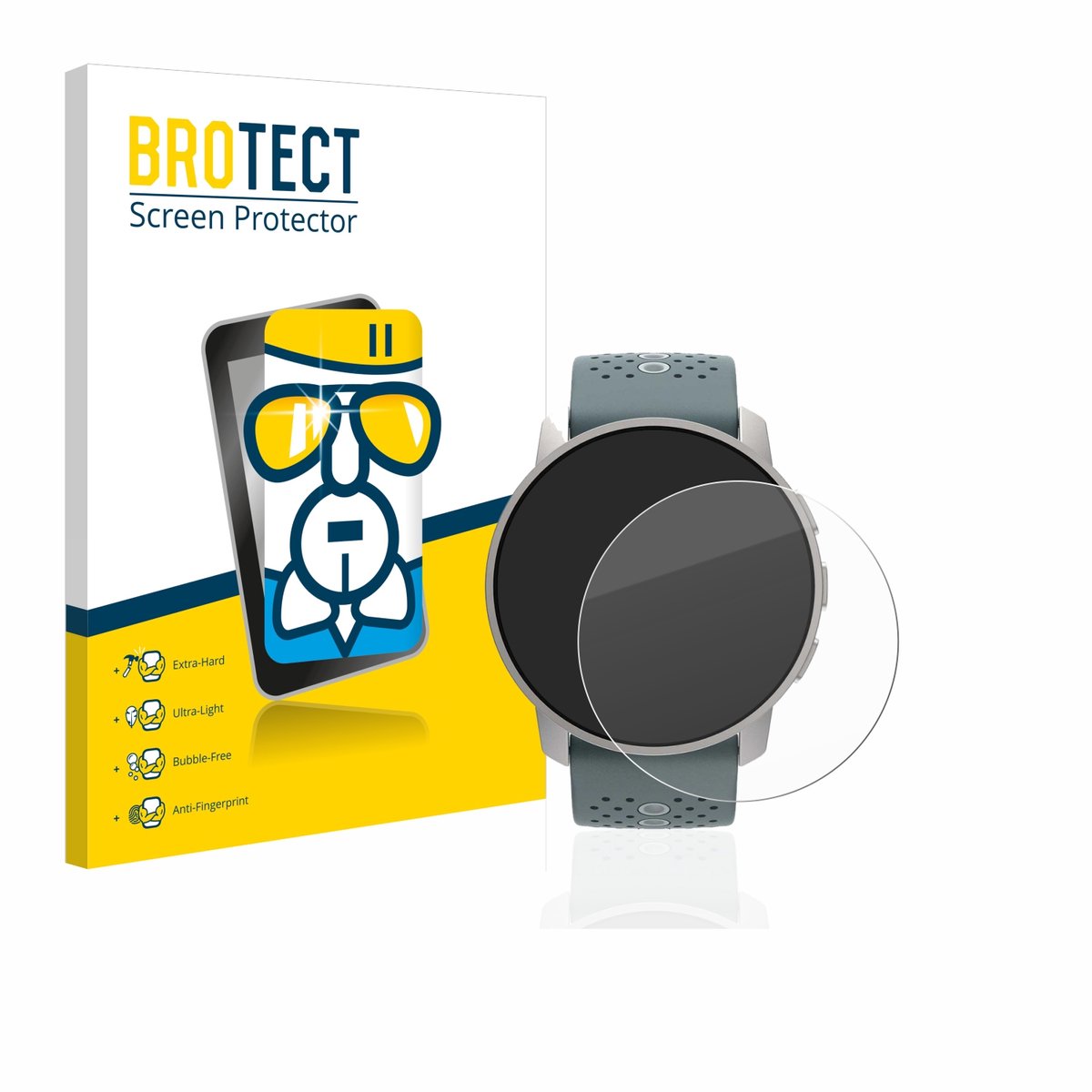 Screenprotector voor Suunto 9 Peak Beschermglas transparant