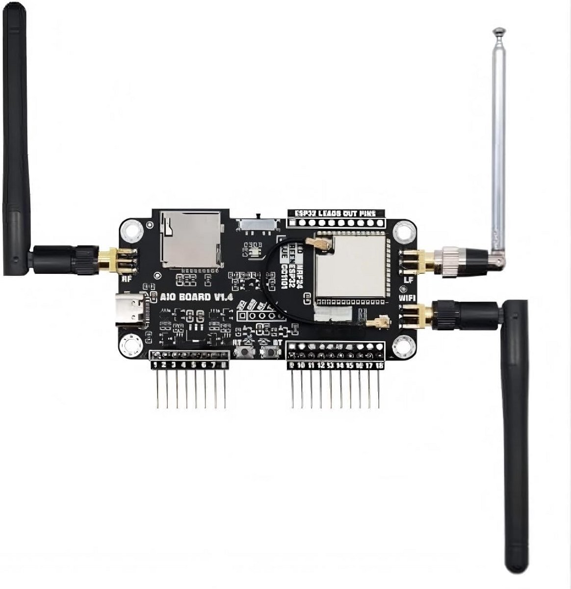 2.4G WiFi Module Uitbreidingskaart met NRF24+ voor ESP32 - Draadloze Analyse en Hijacking