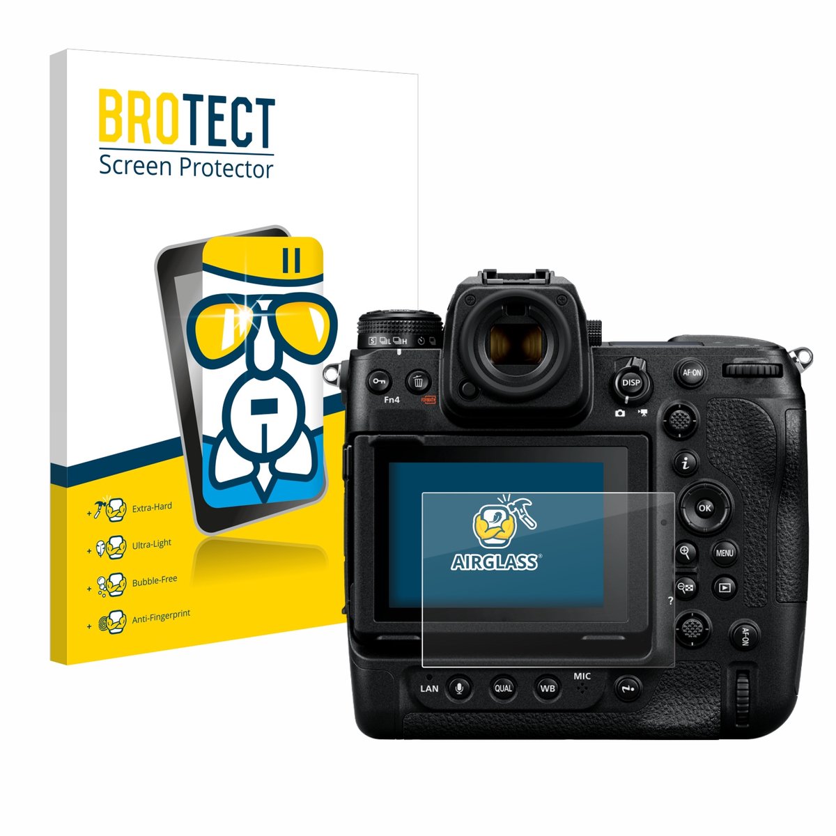 Screenprotector voor Nikon Z 9 Beschermglas transparant