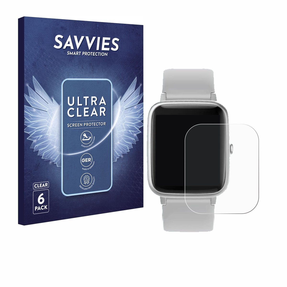 Savvies - Screenprotector voor GRV FC1 - Folie Beschermfolie transparant 6 Stuks
