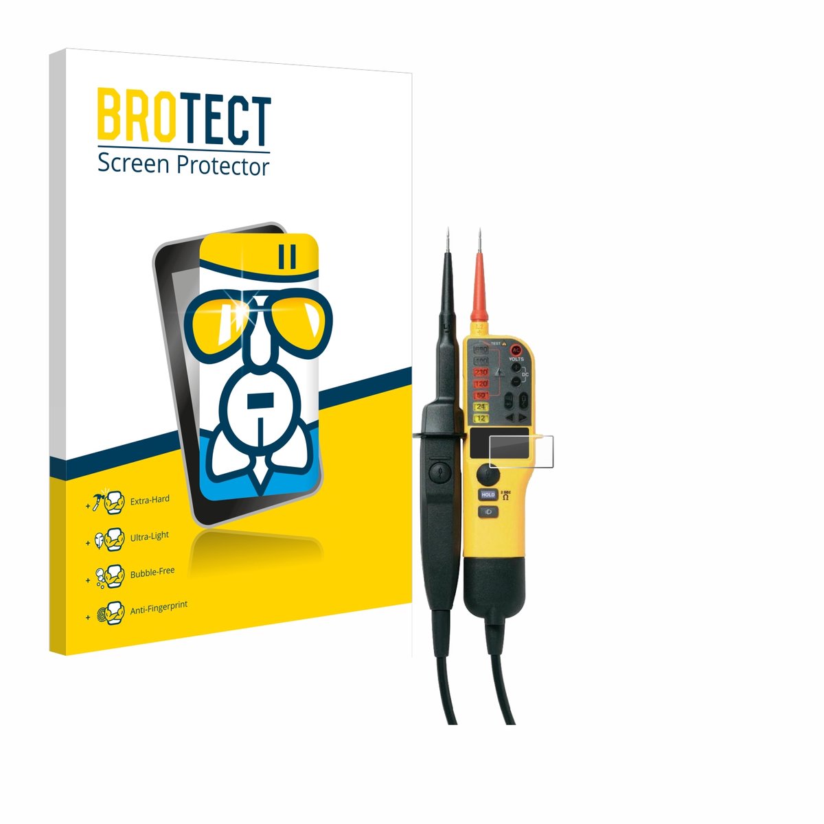 Screenprotector voor Fluke T150 Beschermglas transparant