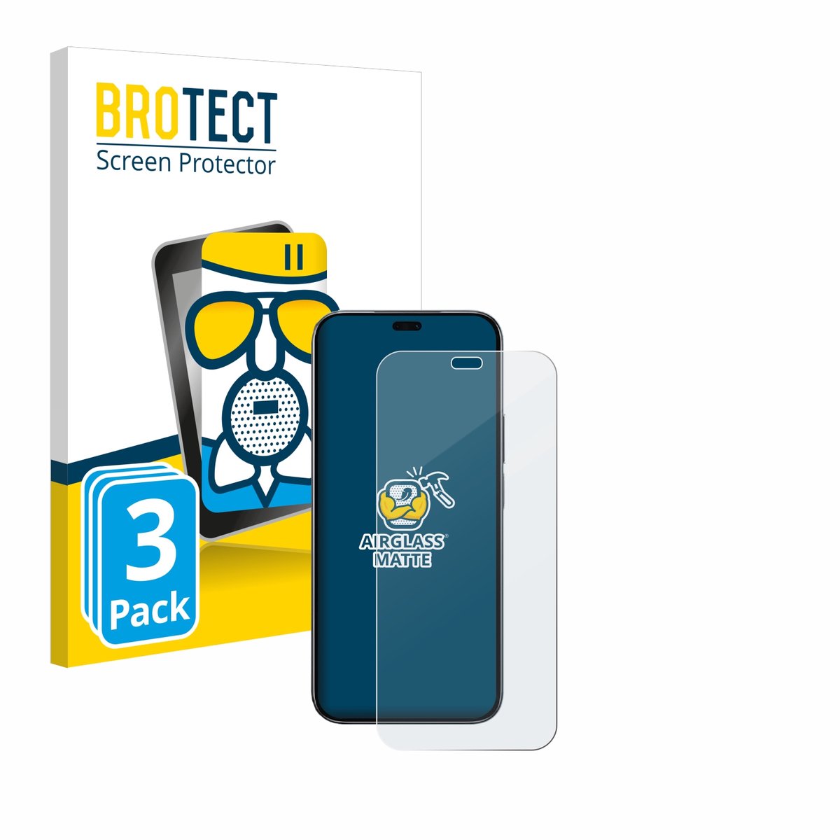 BROTECT - Screenprotector voor Honor 200 Lite - Folie Beschermfolie Beschermglas matte 3 Stuks