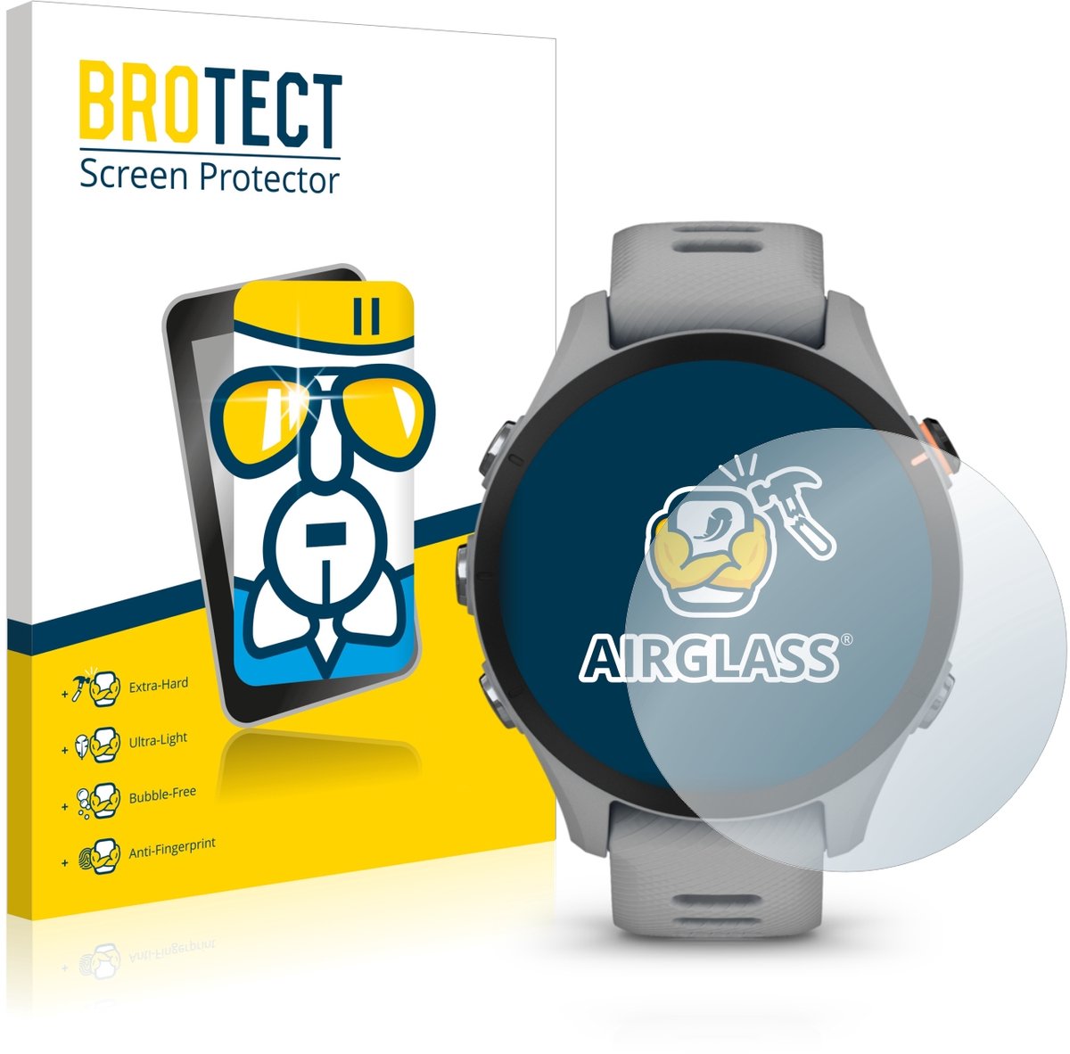 Screenprotector voor Garmin Forerunner 255S Beschermglas transparant
