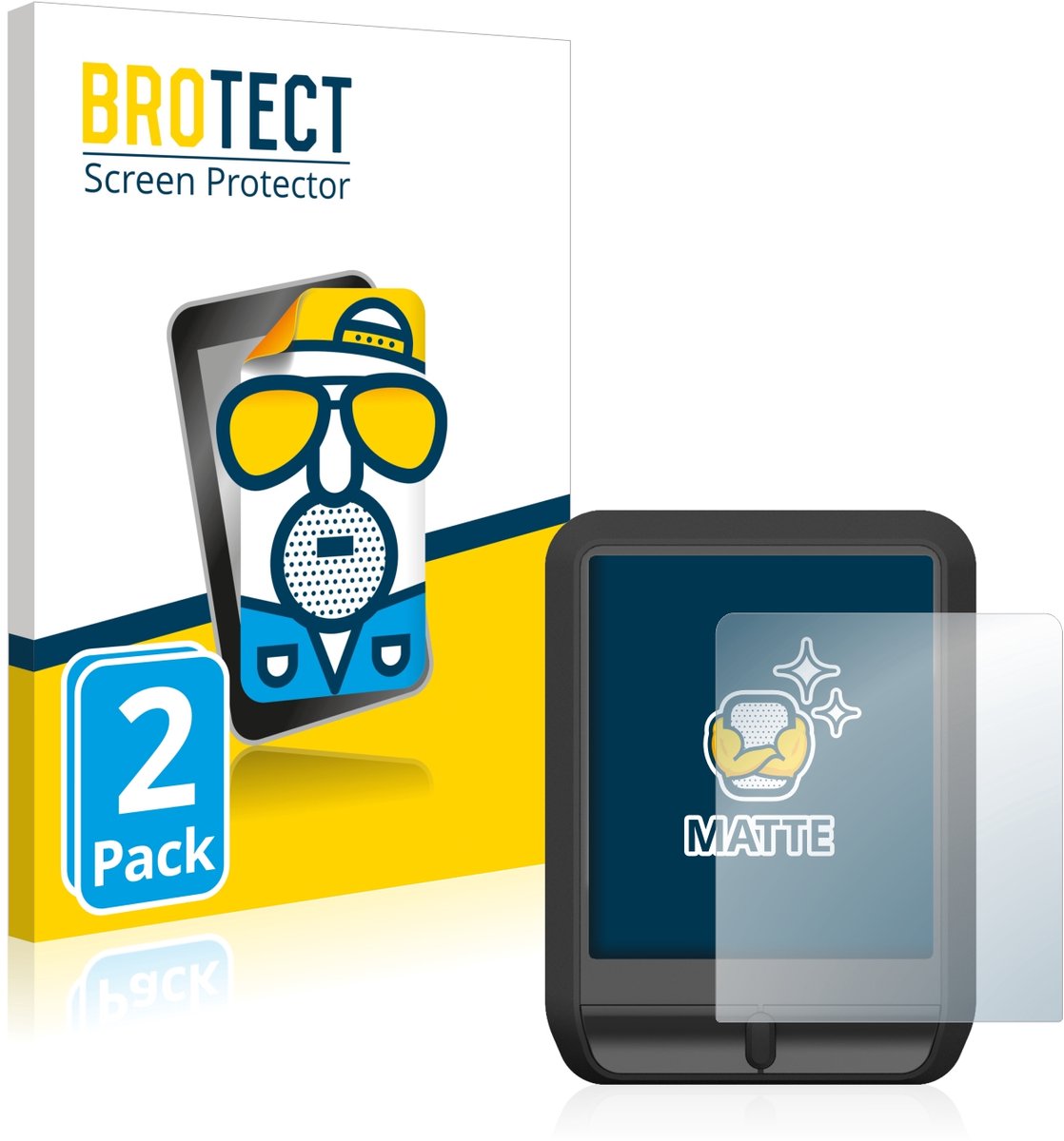 BROTECT - Screenprotector voor Mahle Pulsar One - Folie Beschermfolie matte 2 Stuks