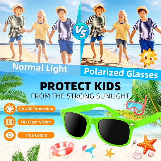 Kinders Zonnebrillen UV400 Bescherming Bulk voor Kinderfeestjes en Cadeaus — afbeelding 2
