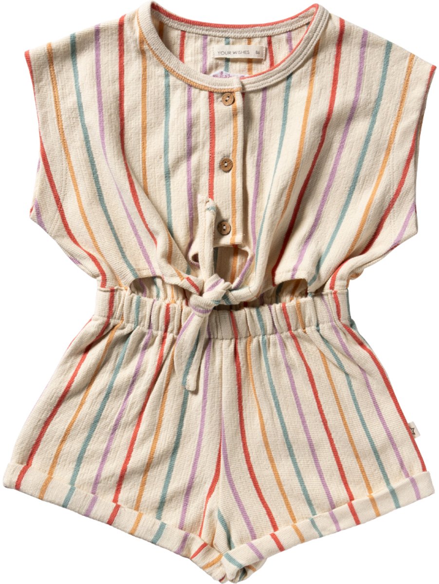 Your Wishes Sunset Strip Ruffle Playsuit Jumpsuits Meisjes - Multi - Maat 110