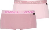 O'Neill dames boxershorts 2-pack - mauve light lilac - maat M