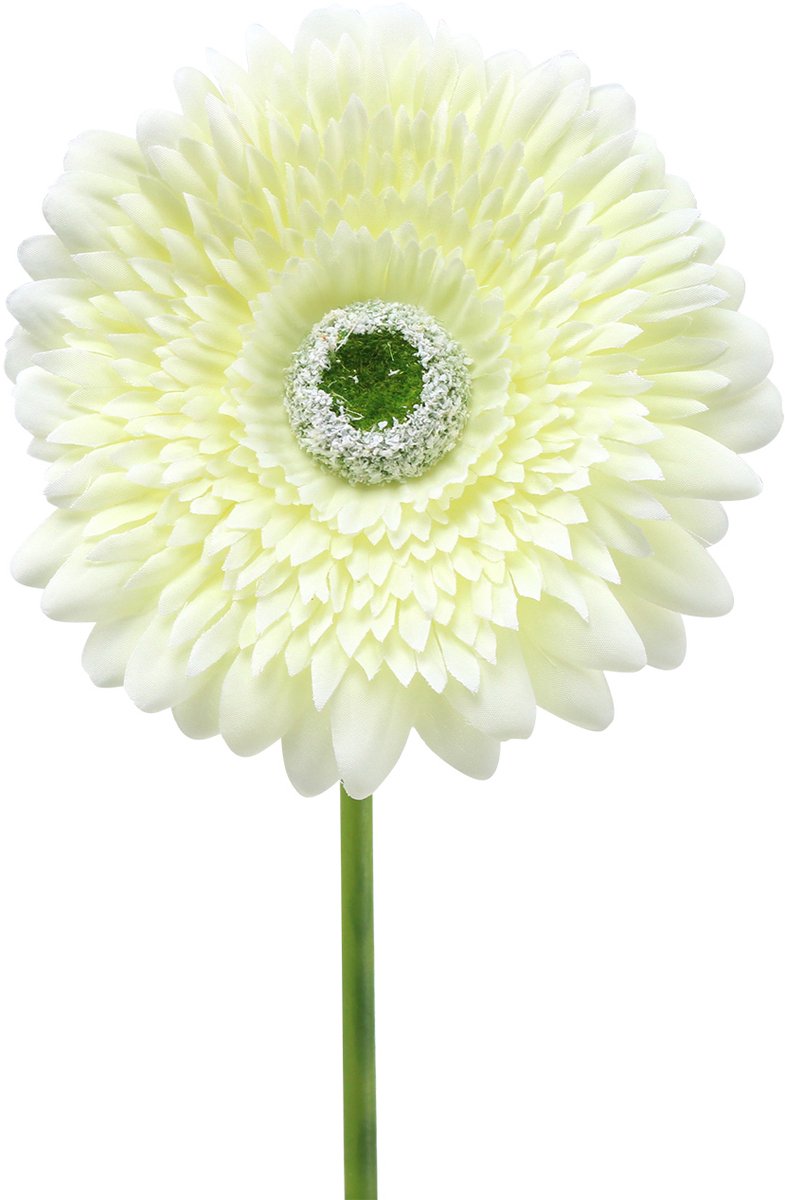 Viana Gerbera kunst wit 62cm 6 st, 6 Stück