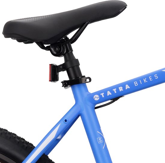 Tatra Bikes Mountainbike 27.5" Overland, MTB-fiets voor dames en heren, fiets 27.5" - 19 inch aluminium frame, 21 versnellingen, schokdemper, schijfremmen - Blauw — afbeelding 3