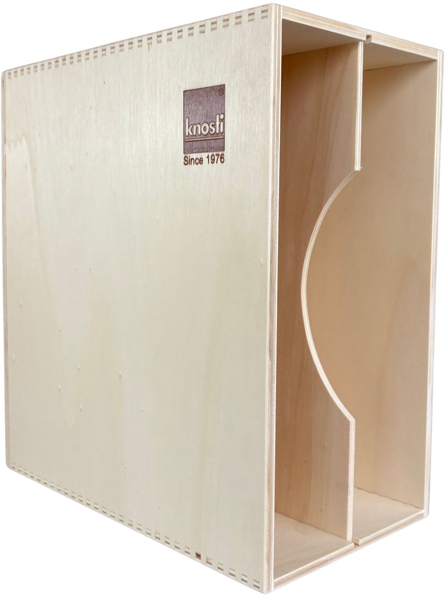 Knosti Archifix-Box Woodline für 50 LPs - Vinyl