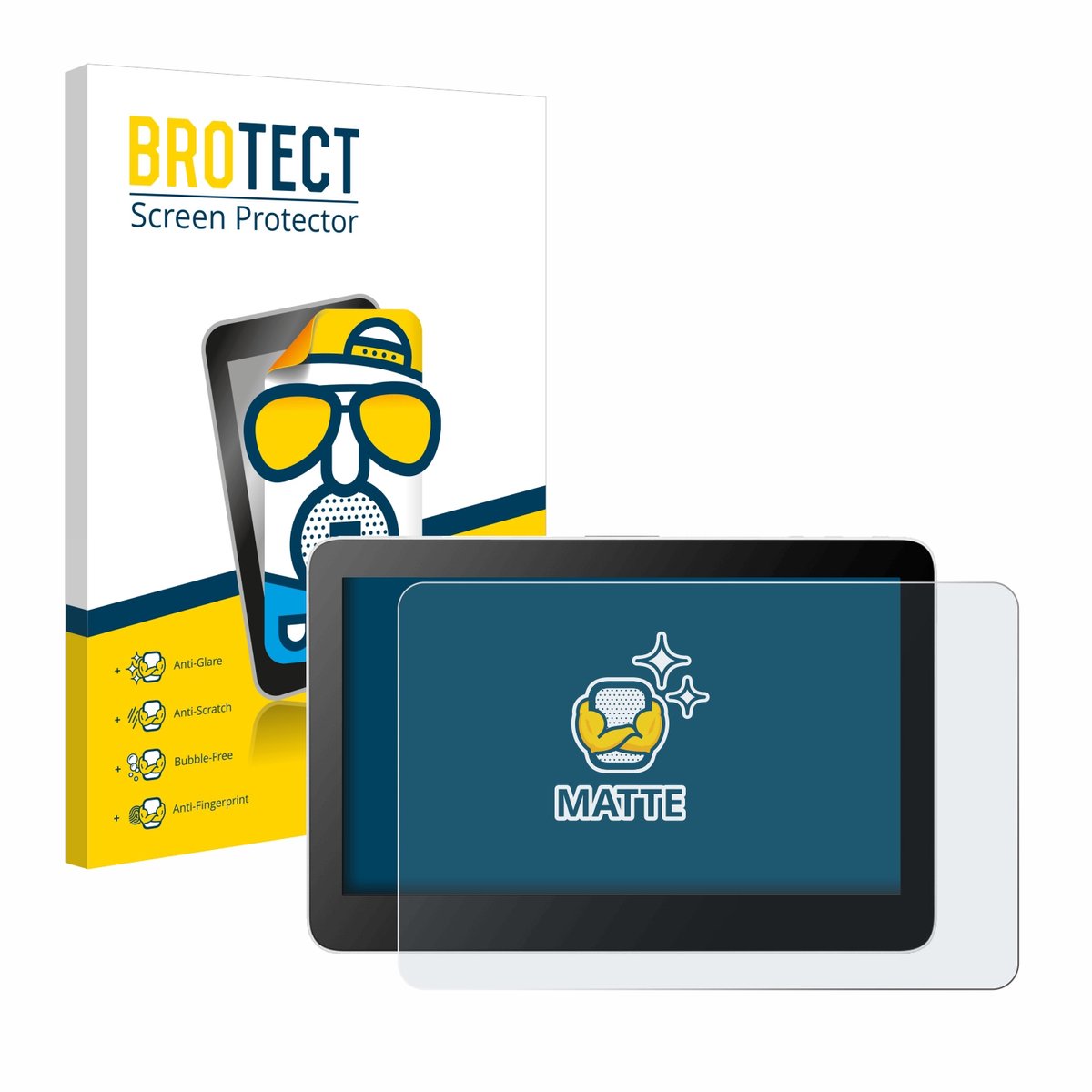 BROTECT - Screenprotector voor Wacom One 13 Touch - Folie Beschermfolie matte