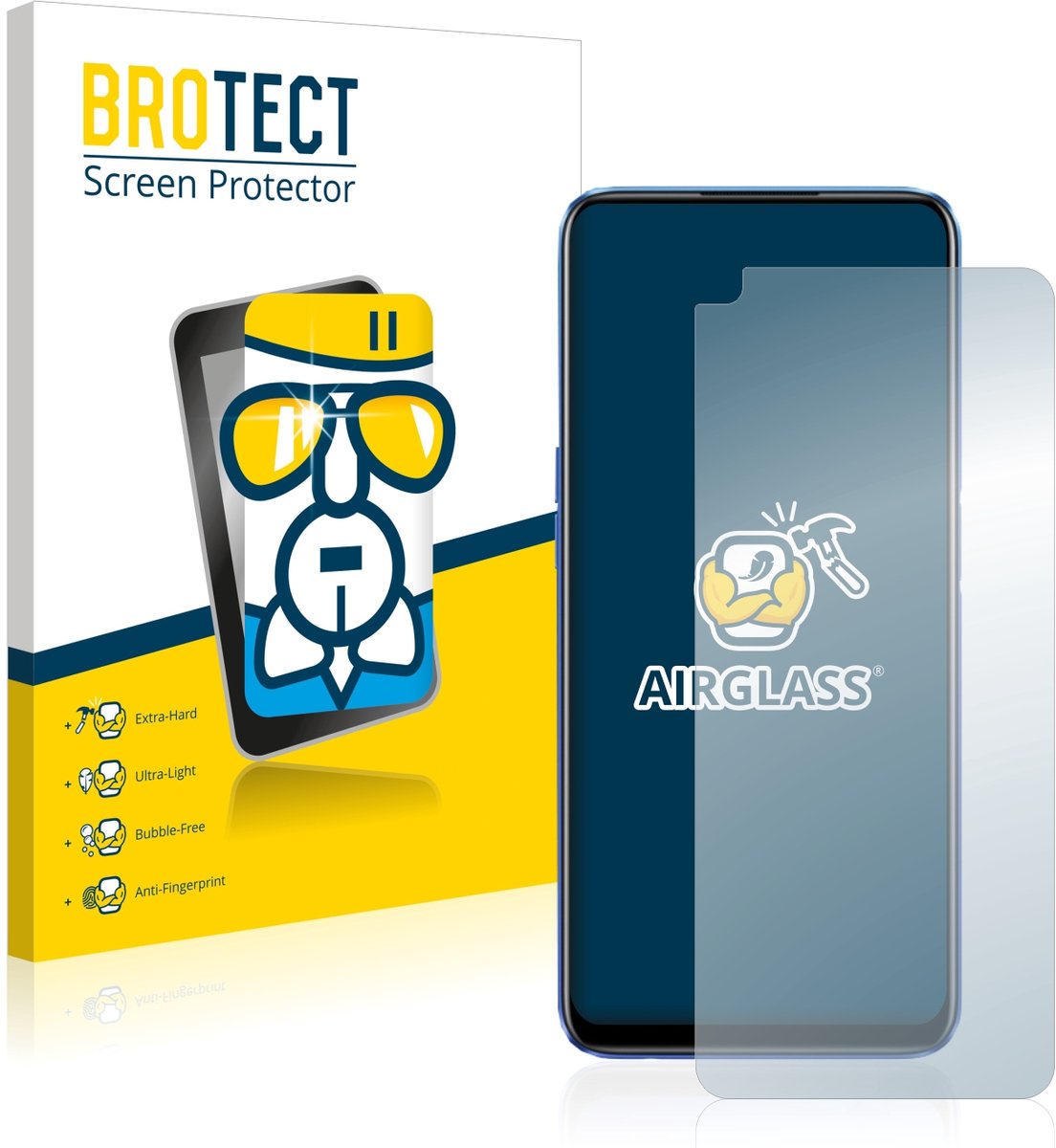 Screenprotector voor realme 6 Beschermglas transparant