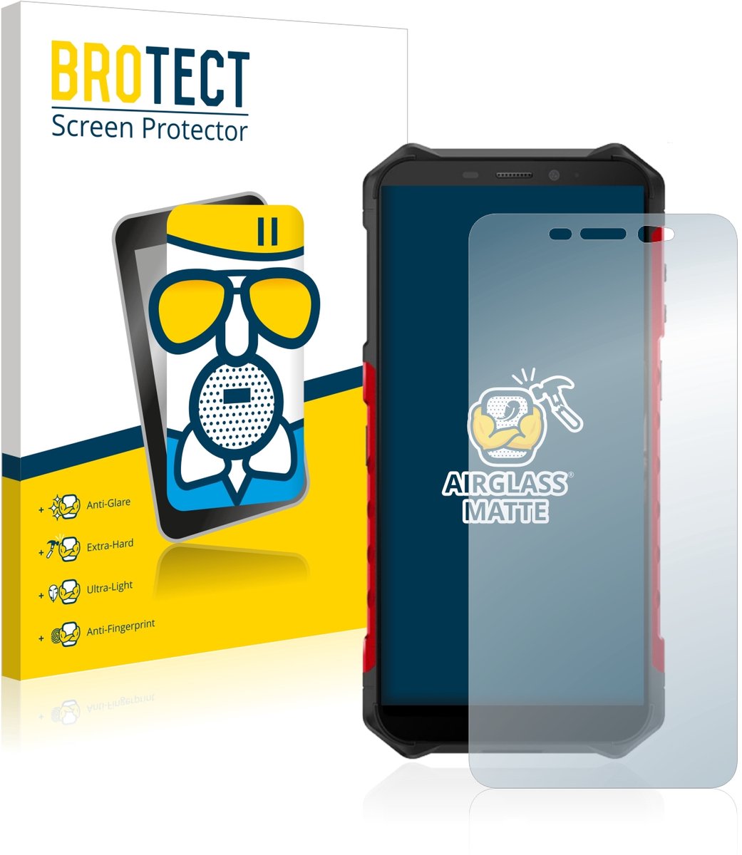 BROTECT - Screenprotector voor Ulefone Armor X5 - Folie Beschermfolie Beschermglas matte