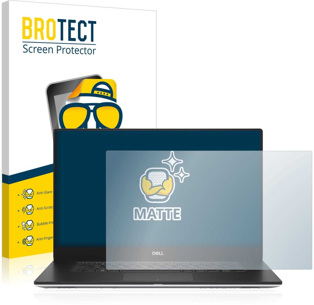 BROTECT - Screenprotector voor Dell Precision 5540 - Folie Beschermfolie matte