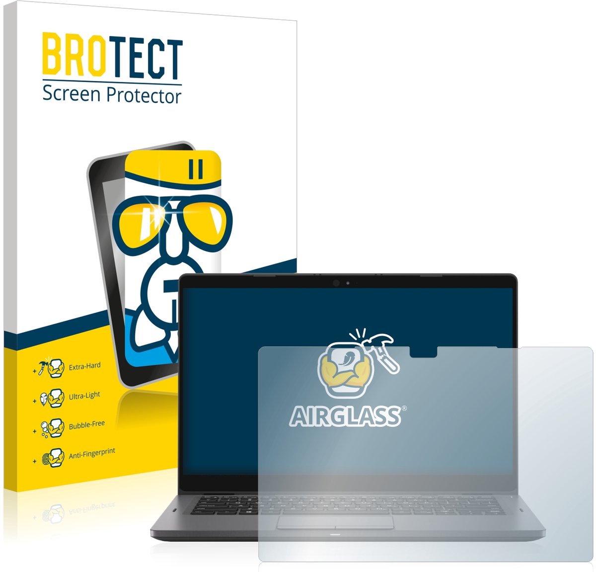 Screenprotector voor Dell Latitude 5300 2-in-1 Beschermglas transparant