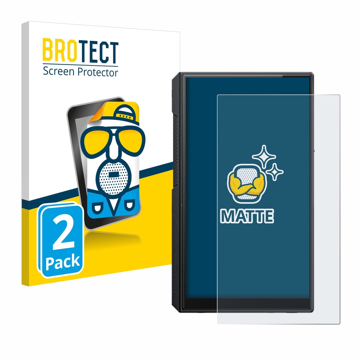 BROTECT - Screenprotector voor FiiO M11s - Folie Beschermfolie matte 2 Stuks