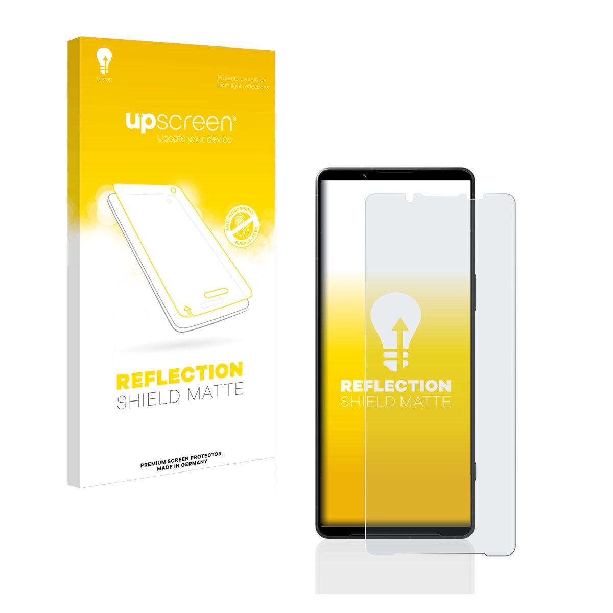 upscreen - Screenprotector voor Sony Xperia 1 V - Folie Beschermfolie anti glare matte