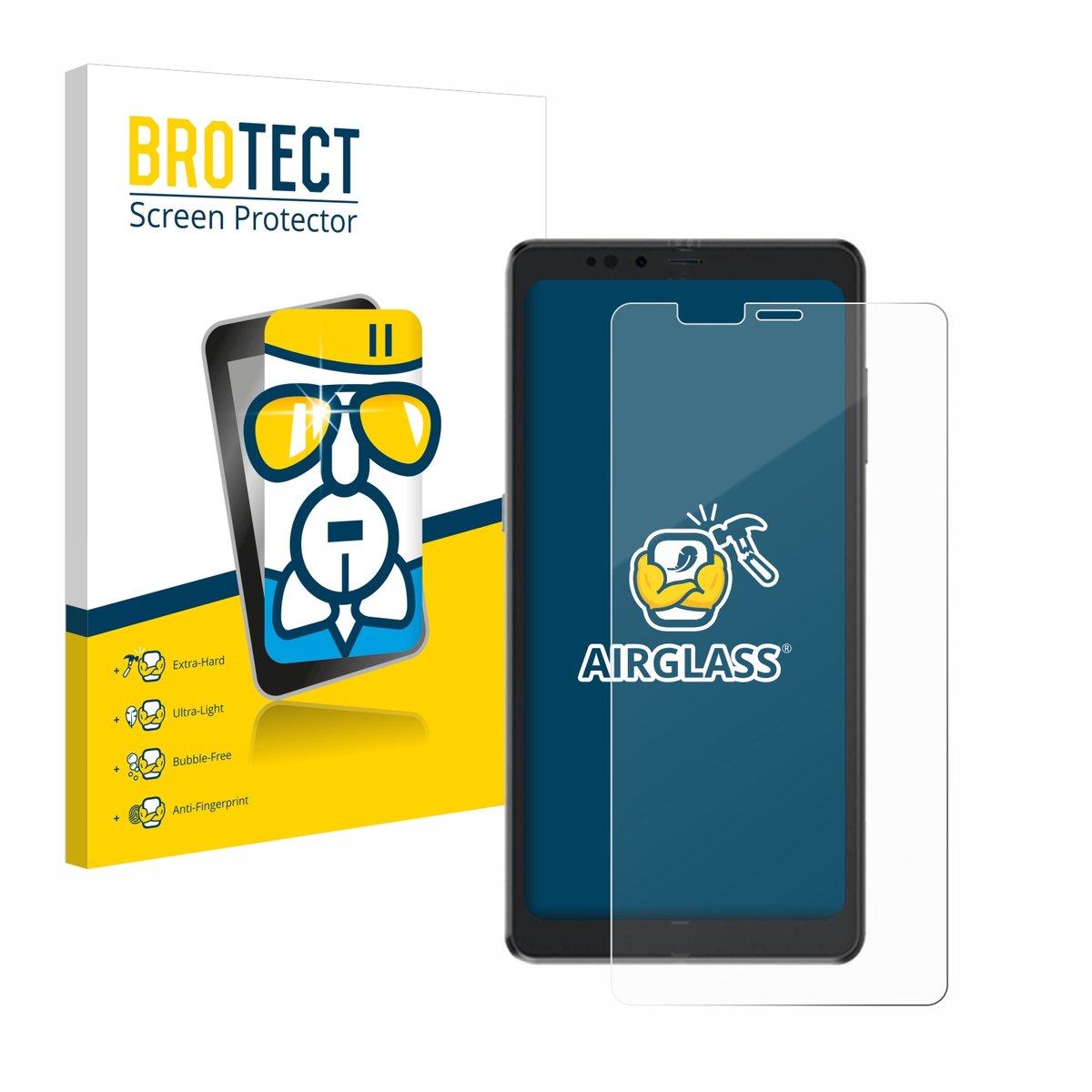 Screenprotector voor Hisense A9 Beschermglas transparant