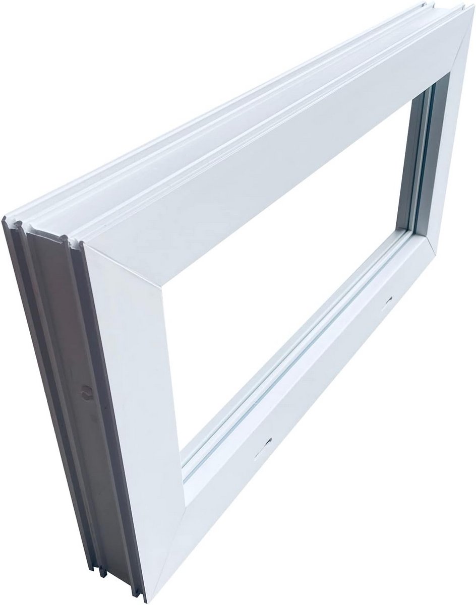Kruipruimte Raam Wit 50x30 cm Enkel Glas