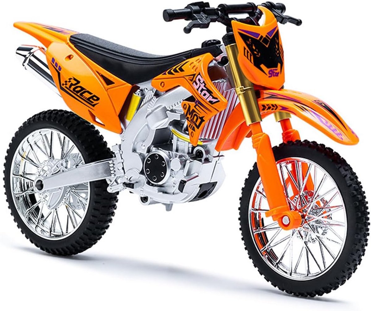 Gedetailleerd Schaalmodel Motorfiets 1:10 - Zilveren Diecast Speelgoedmotorcadeau