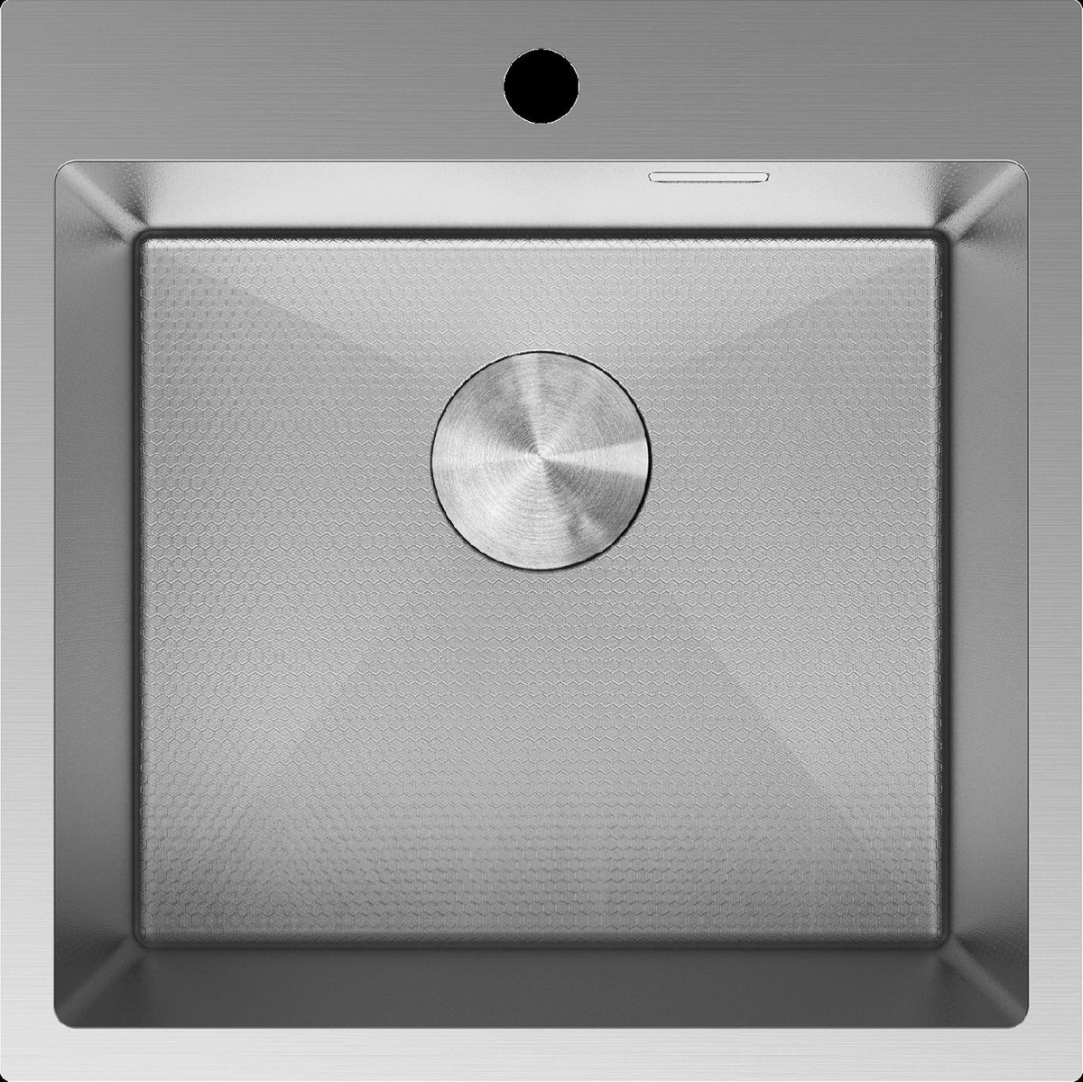 Mexen Solix roestvrijstalen spoelbak 1-compartiment 500 x 500 , inox HC - 6407501000-01HC