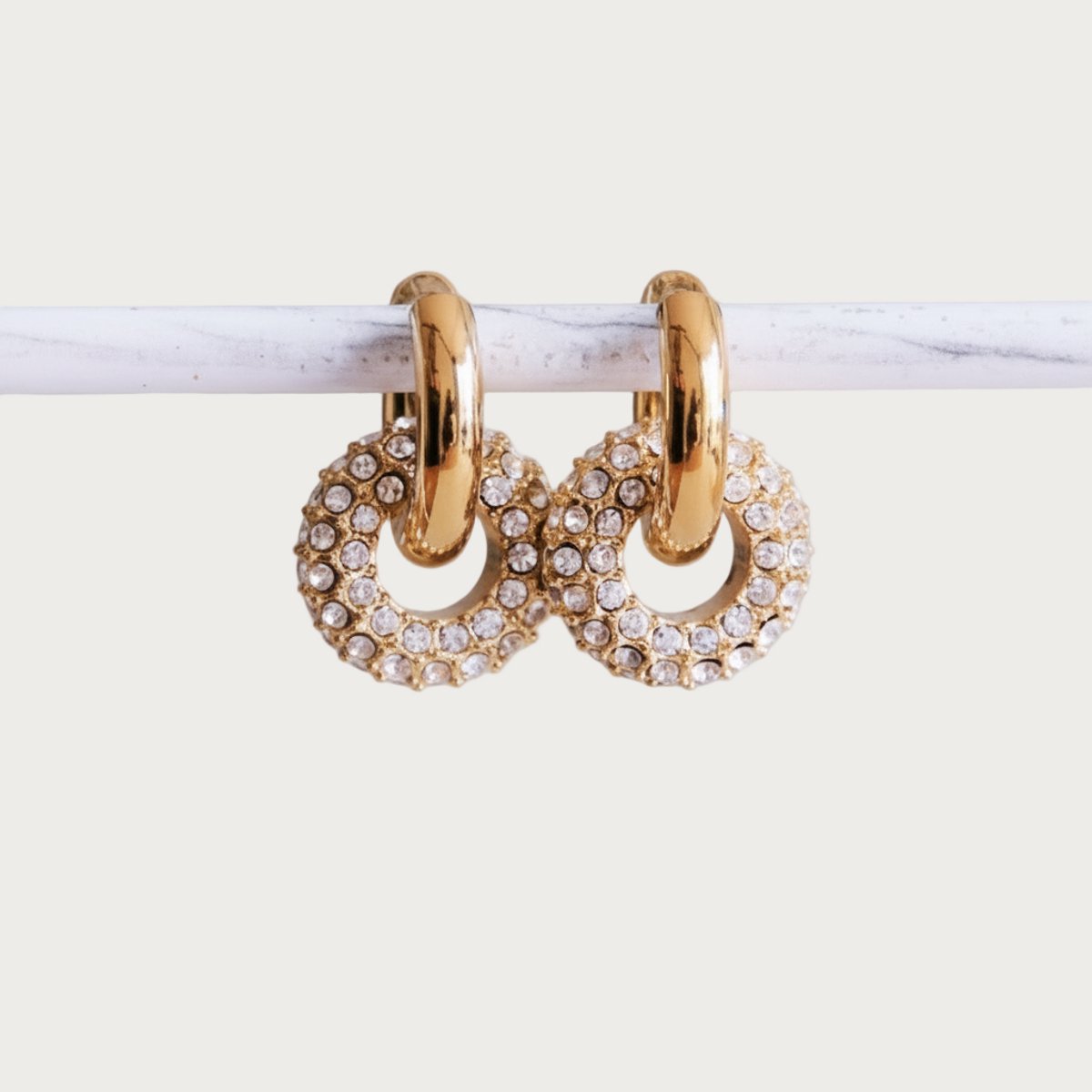 Shine Loop – Oorbellen – Stainless Steel - -