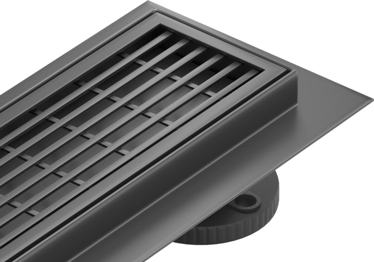Mexen Flat 360° M33 draaibare lijngoot 100 cm, zwart - 1733100-40