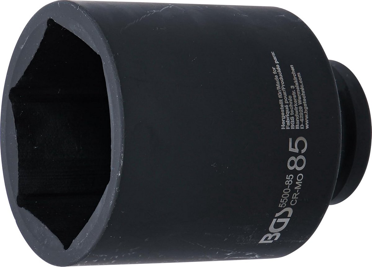 Diepe Kruiskop Slagsleutel voor Momentsleutels 25 mm (1")