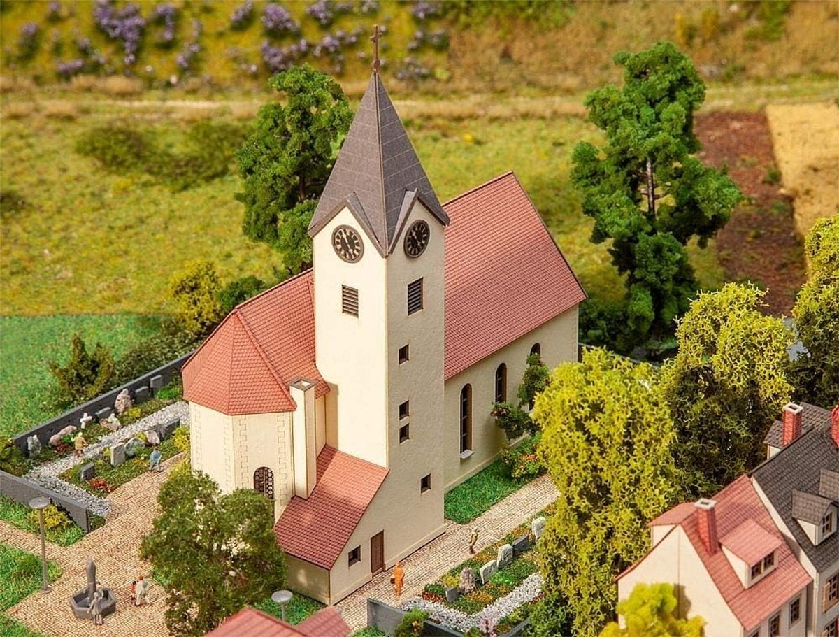 Modelbouwset Kerk St. Johannes Baptist - Gedetailleerd Bouwpakket