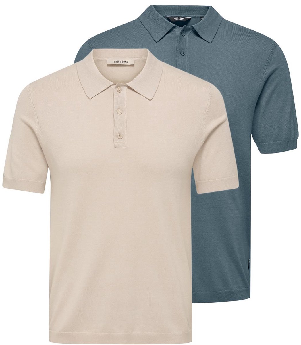 Only & Sons Heren poloshirt 2 pack Wyler