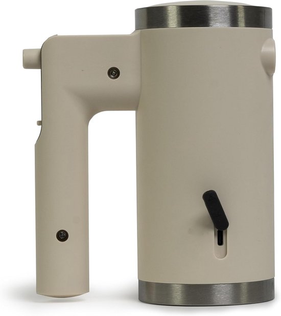 Draadloze Elektrische Handmixer - Wit - Oplaadbaar met 2 Gardes & 5 Snelheden van Merkloos — afbeelding 3