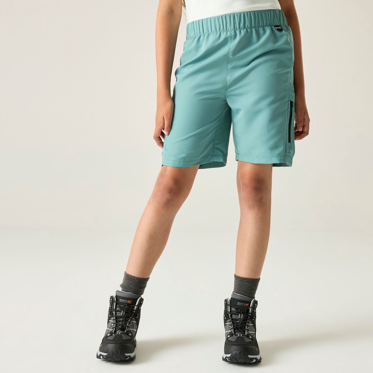 Short Kinderen Hiking Sorcer Mountain Shorts Iii Groen