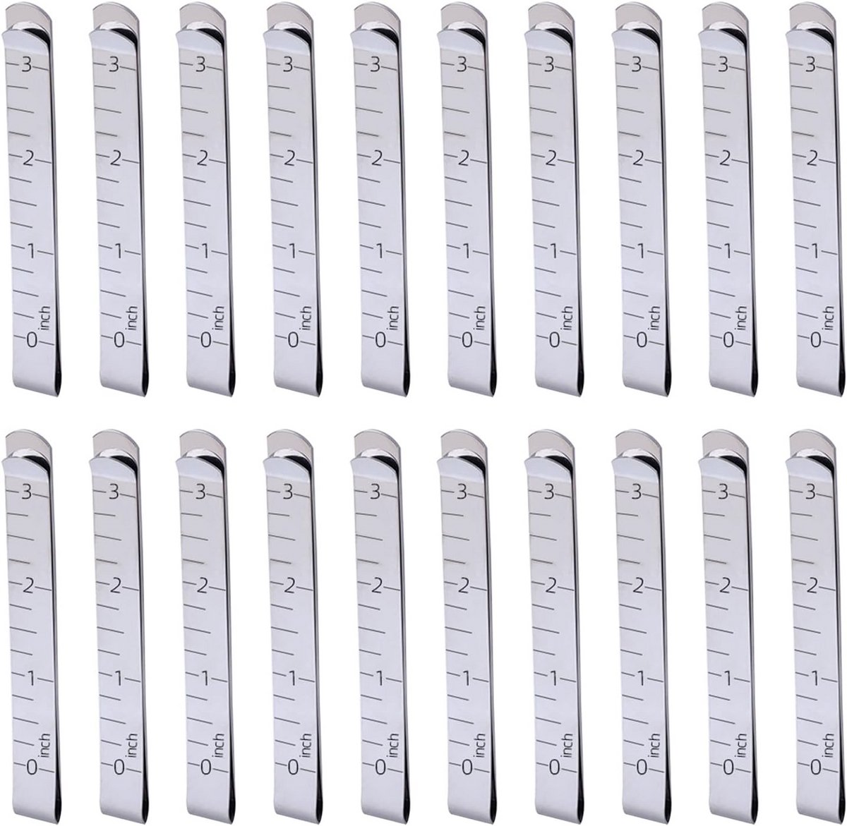 20 Stuks Naaigerei Set: Handige Naaiklemmen en Meetaccessoires