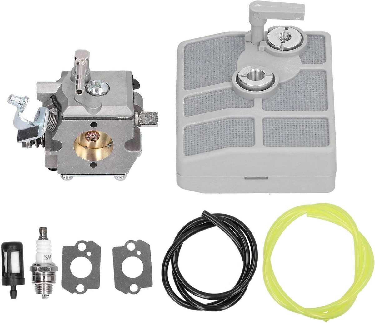 MK Stoer -Carburateur Air Fuel Filter Kit - Tuingereedschap - Aluminium - Compatibel met 030AV 031AV 032AV - Geschikt voor Luchtfilter Kit - Onderdelen - Grasmaaier - Zwart - 11131201603 - Tuinmachine - Benzine - Reserveonderdelen