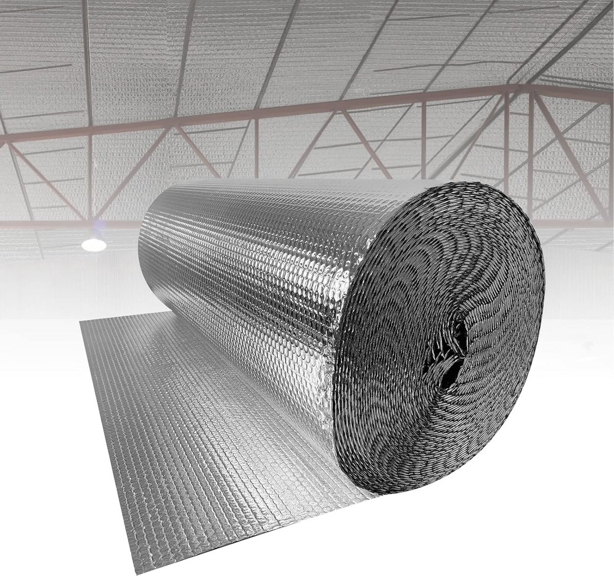 Reflecterende Isolatiemateriaal 3-4mm - Warmteisolatie voor Radiator, Dak, Muur en Vloer - Rol 1x30m