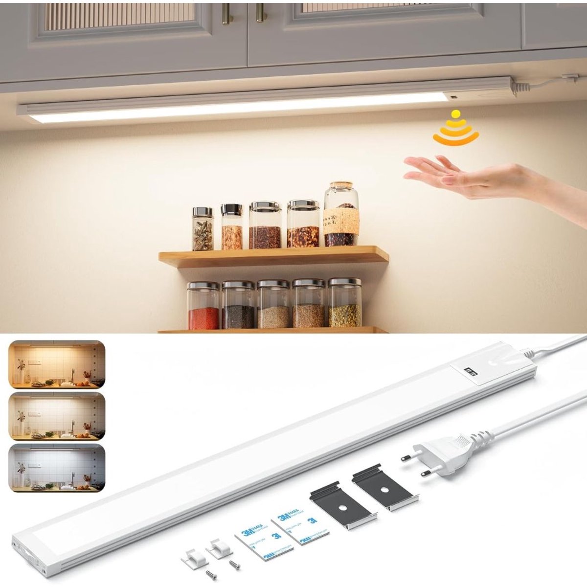 Keukenverlichting Onderbouw - Kastverlichting - Draadloos en Oplaadbaar - Onderbouwverlichting