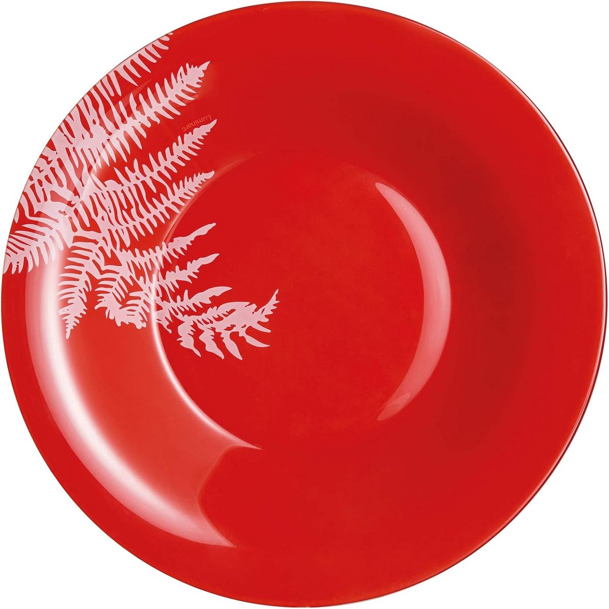 Plat Bord Glas met Trendy Jungle Print - Geschikt voor Dagelijks Gebruik