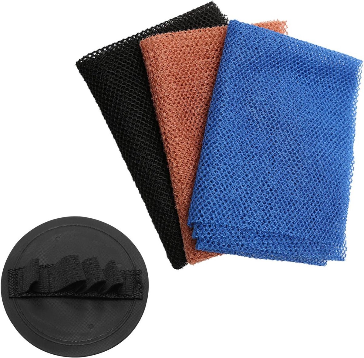 3x Lange Exfoliërende Douche Spons Net - Afrikaanse Bad Net voor Grondige Lichaamsscrub