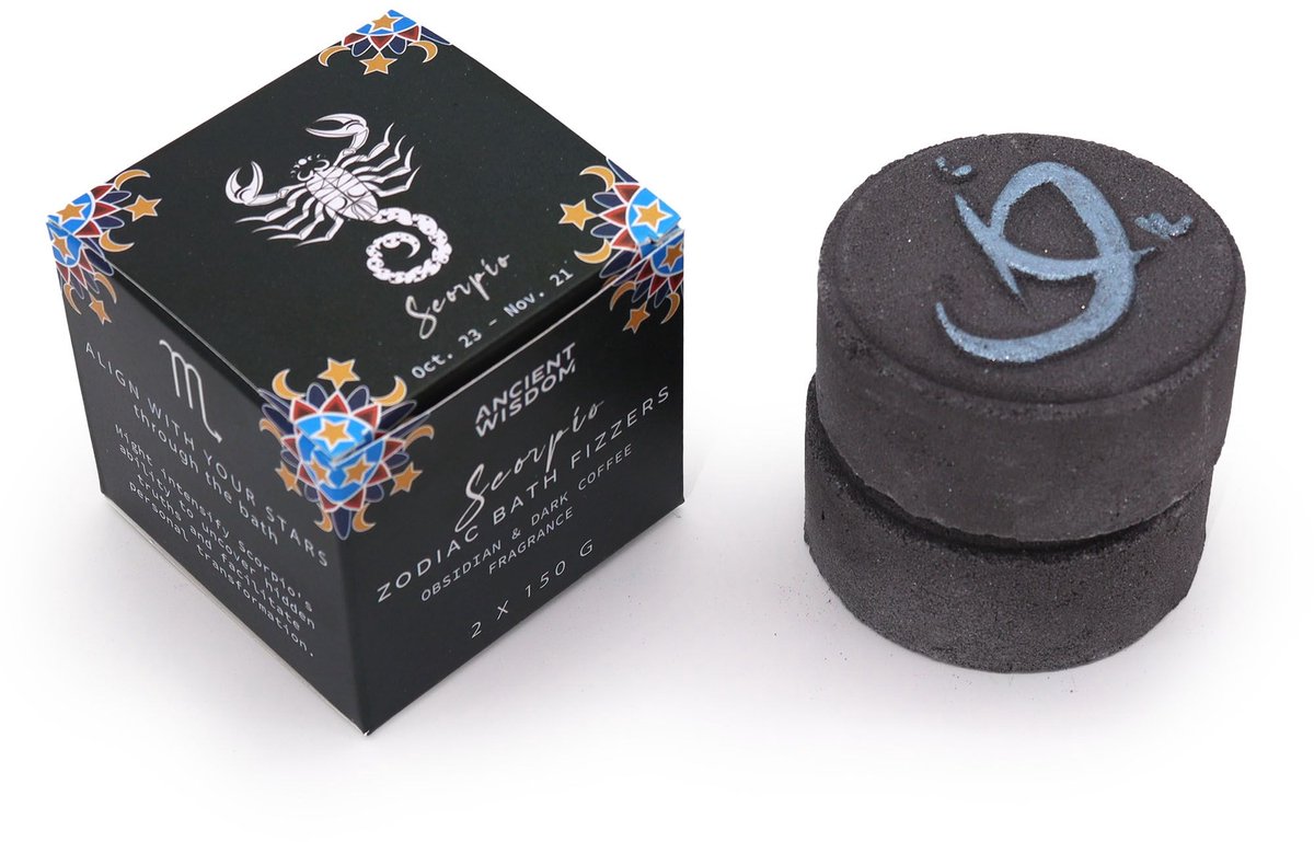 Sterrenbeeld Schorpioen - Horoscoop cadeau - Badbruisballen set