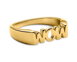 Jaygee | Goudkleurige Wow Ring